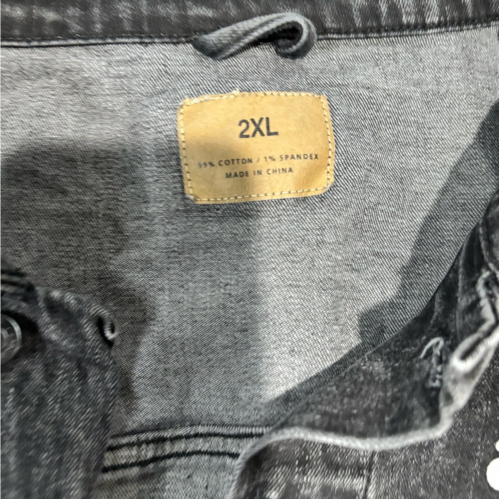 Amazon Black Jean Jacket 2xlarge - image 5